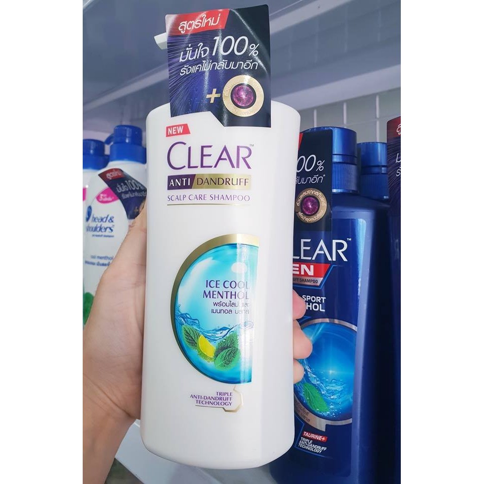 Bộ Dầu Gội Clear Men và Clear Bạc Hà Nhập Khẩu Thái Lan