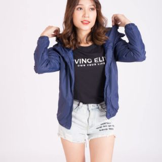 Áo gió 2 lớp nữ