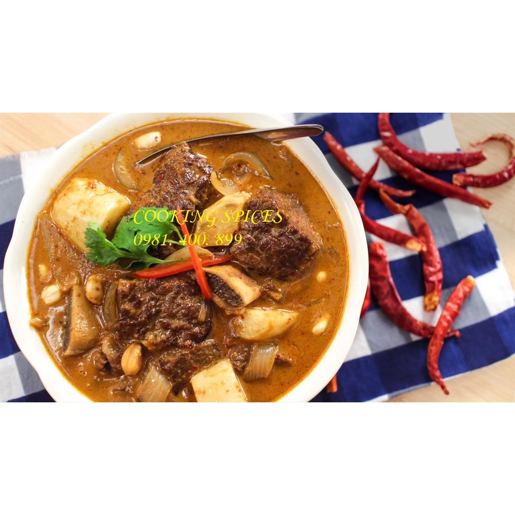 Bột Cà Ri Ấn Độ  hương vị đặc trưng thơm ngon.