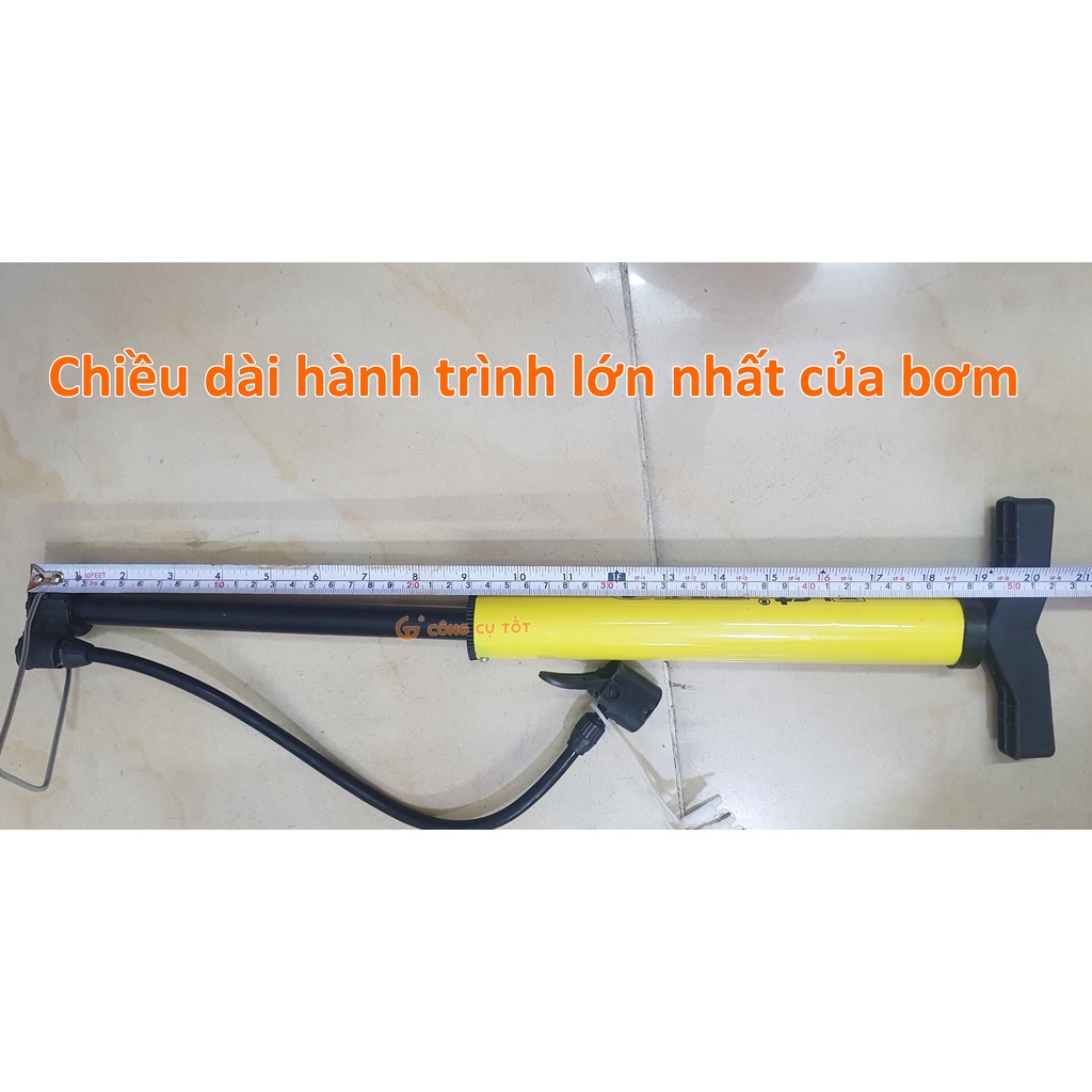 Bơm xe đạp, xe máy bằng tay dung tích 180cc LS+