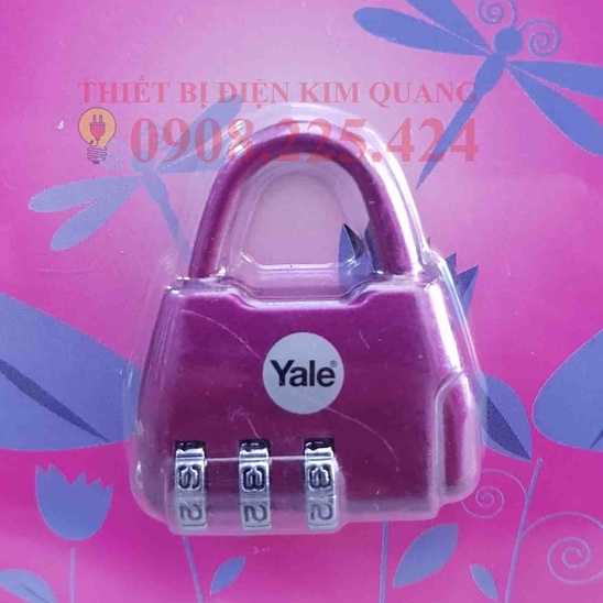 Khóa du lịch/ Khóa vali NOVELTY 3 số màu xanh/màu hồng Yale Y-NOVELTY-2B