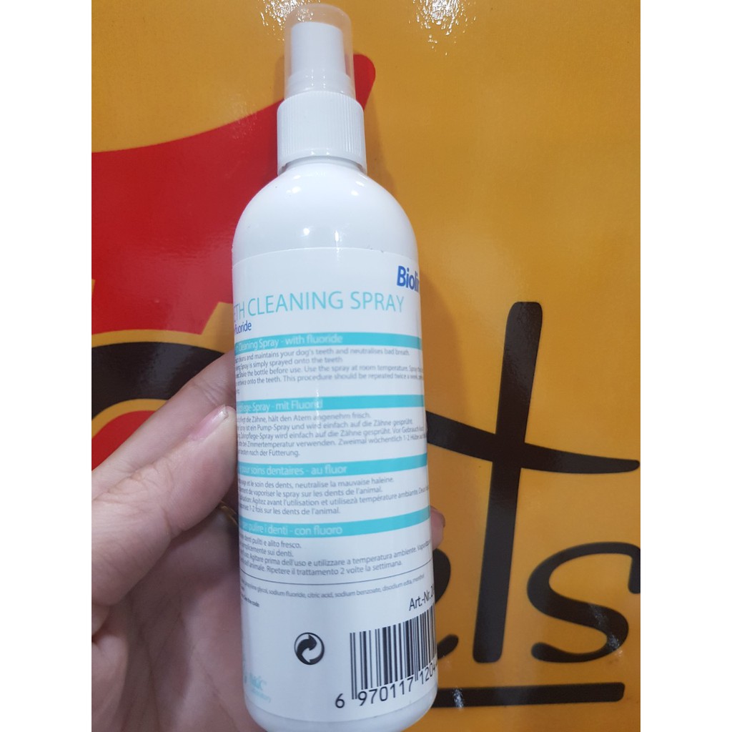 Bioline- Xịt thơm miệng và trị nướu chân răng cho thú cưng Pet713 #Pet713