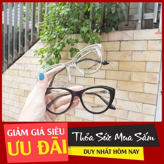 THỎA SỨC MUA SẮM Gọng kính cận mắt tròn ngố đáng yêu cao cấp