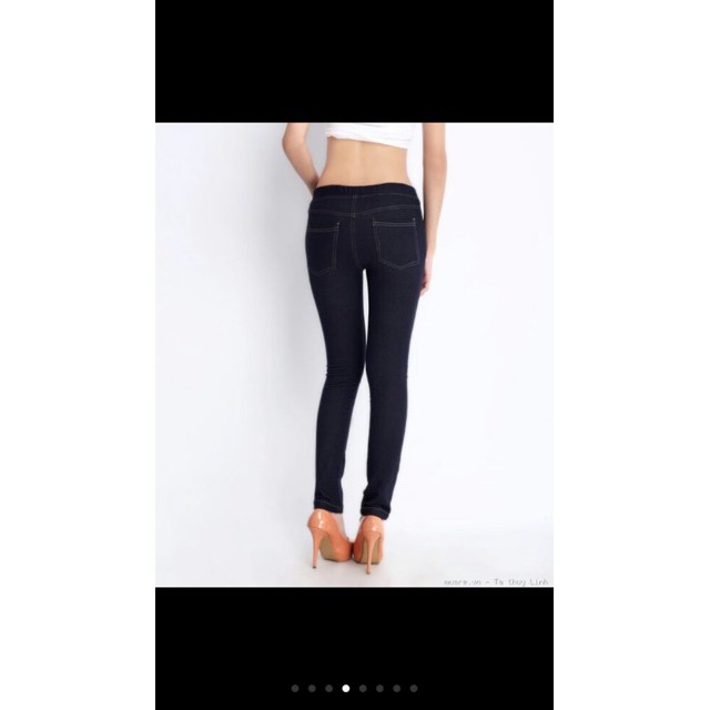 {SALE} {GIÁ SỈ SLL} QUẦN L91 LEGGING GIẢ JEAN CẠP CHUN Sieu hot