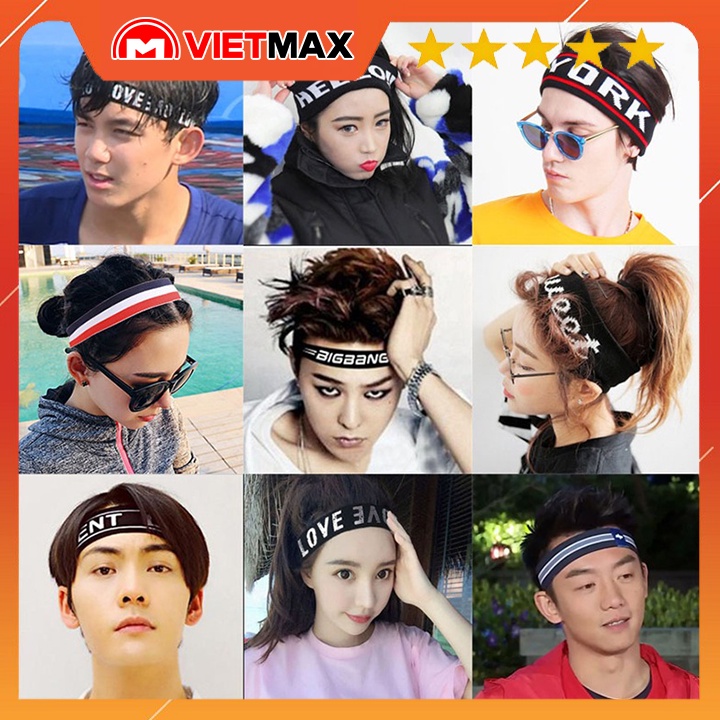 Băng Đô Headband Thể Thao Tập Gym, Yoga Nam Nữ Kpop Hàn Quốc