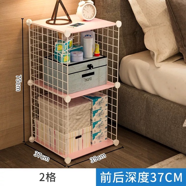 [BÁN THEO TẤM- TẶNG KÈM CHỐT GẮN] KỆ TỦ GHÉP LƯỚI SẮT ĐA NĂNG TIỆN ÍCH SIZE 35x35CM /1 TẤM