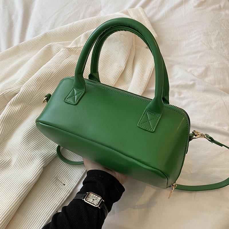 Túi Đeo Chéo Ba Chiều Màu Trơn Cá Tính Cho Nữ