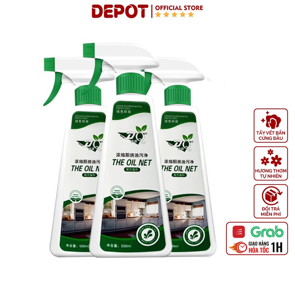 Chai xịt tẩy rửa bếp đa năng đánh bay mọi vết bẩn cứng đầu