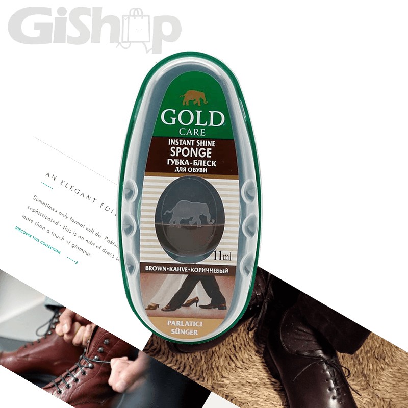 Xi mút đánh bóng da, giày GoldCare - GC4002