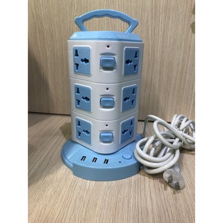 Ồ điện 3 tầng có 2 cổng usb 11 ổ điện 3 công tấc nấu lẩu tốt