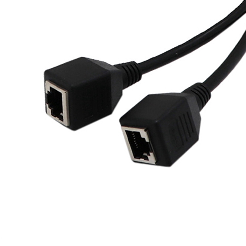 Cáp Chia Mạng Lan Rj45 1 Đầu Đực Sang 2 Đầu Cái