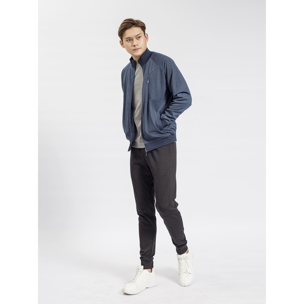 Áo Khoác Bomber 2 Lớp Nam Aristino AJK038w8 Xanh Tím Than còn M/L | BigBuy360 - bigbuy360.vn