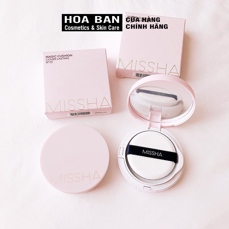 Phấn Nước Che Phủ Hoàn Kiềm Dầu Missha M Magic Cushion Cover Lasting SPF50+/PA+++ 15g | BigBuy360 - bigbuy360.vn