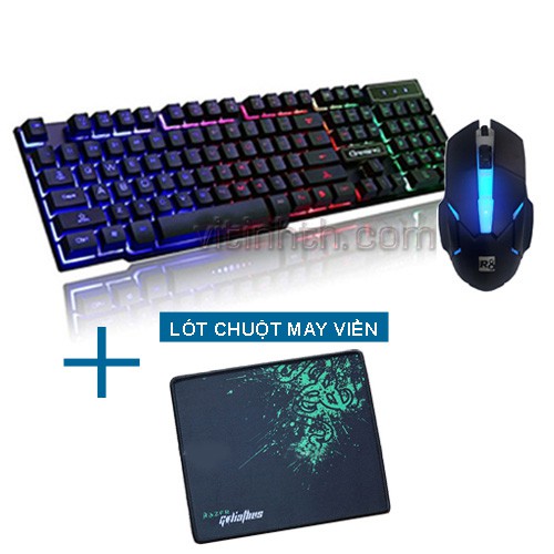 [ XẢ KHO CUỐI NĂM ] Bàn phím chuột gaming giả cơ R8 1822 - 1600 -1602 - 1603 LED 7 Màu Ấn Tượng cả nền, phím và chuột | BigBuy360 - bigbuy360.vn