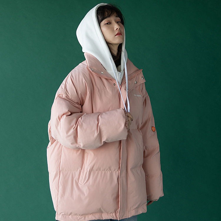 Áo Phao Dáng Rộng Giả Hai Lớp Thời Trang Phong Cách Hàn Quốc Cho Nữ | BigBuy360 - bigbuy360.vn