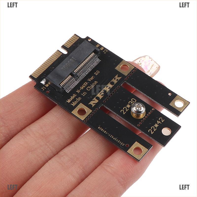 Card Wifi Bluetooth Không Dây Trái M.2 Ngff Sang Mini Pci-E (Pcie + Usb) Cho M.2 Thẻ