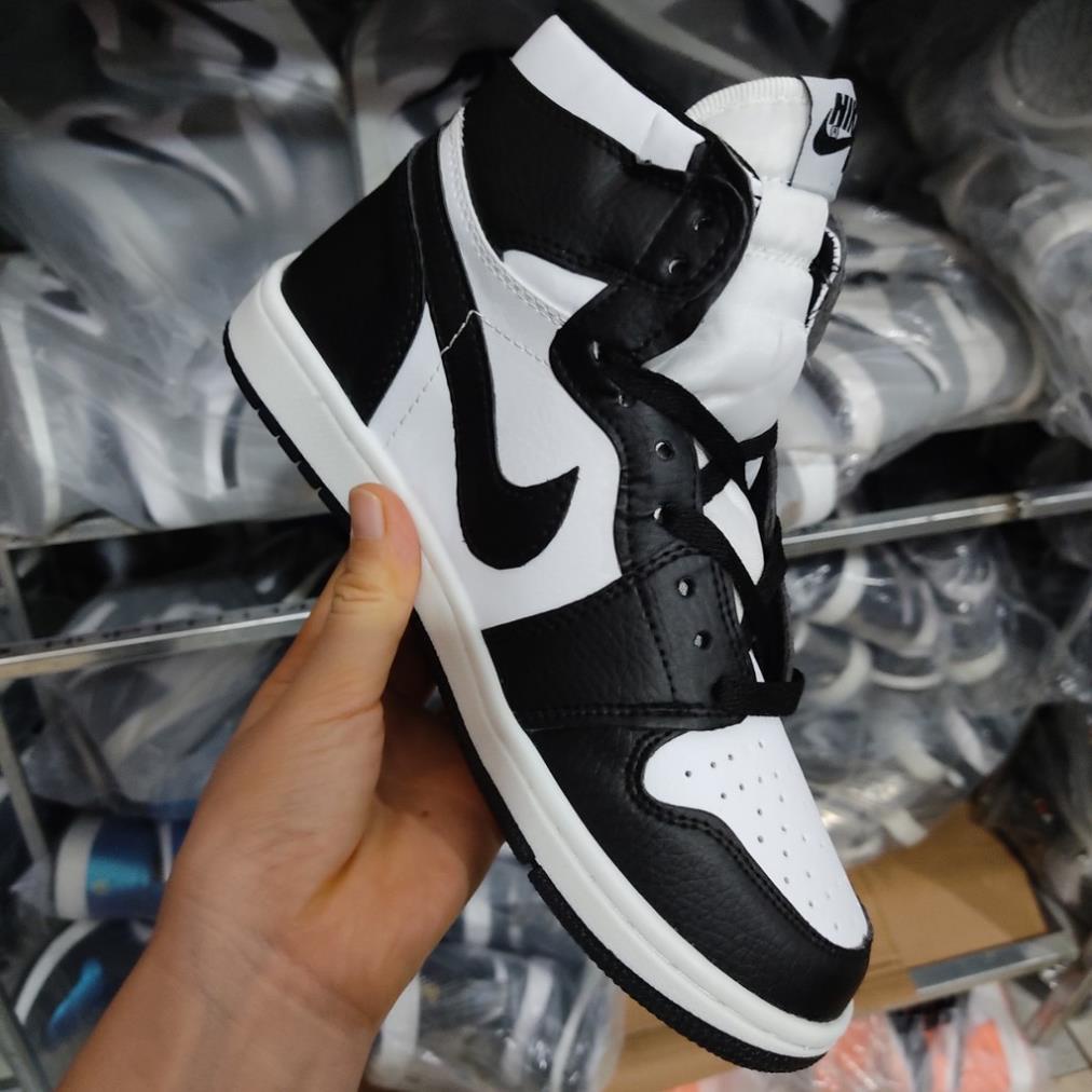 Giày Thể Thao JD1 Đen PANDA Cổ Cao, Giày Sneaker JORDAN 1 Cổ Cao Đen Trắng Trẻ Trung Nam Nữ -Tình Sneaker | BigBuy360 - bigbuy360.vn