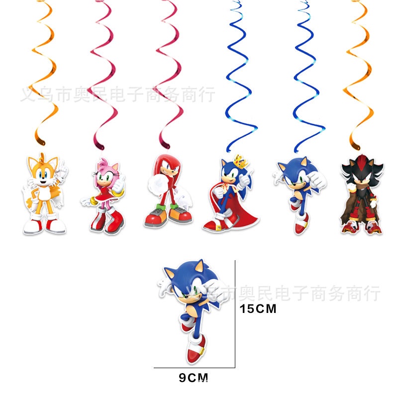 Set Khăn Giấy Trải Bàn Ns3 Sonic The Hedgehog 2 Chủ Đề Sinh Nhật