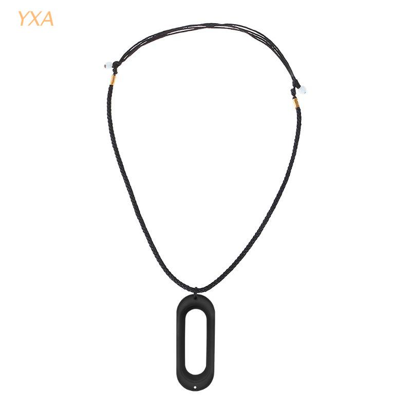 Ốp Điện Thoại Silicon Hai Lỗ Gắn Dây Đeo DIY Cho Xiaomi Mi Band 4/3