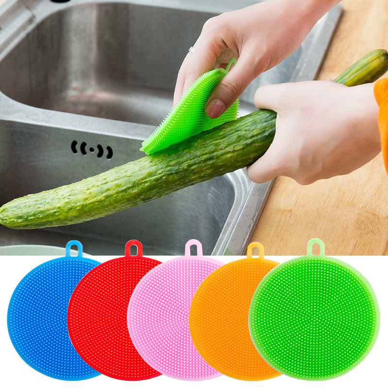 Miếng rửa chén bằng silicone chống dầu đa năng tiện dụng
