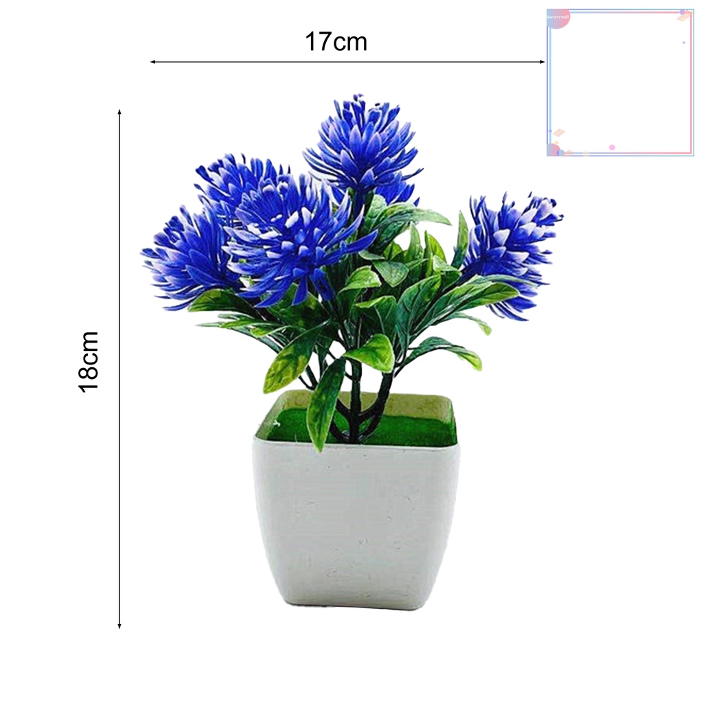 1 Bộ Chậu Cây Cảnh Nhân Tạo Bằng Nhựa Trang Trí Bàn Tiệc Cưới/Nhà Cửa