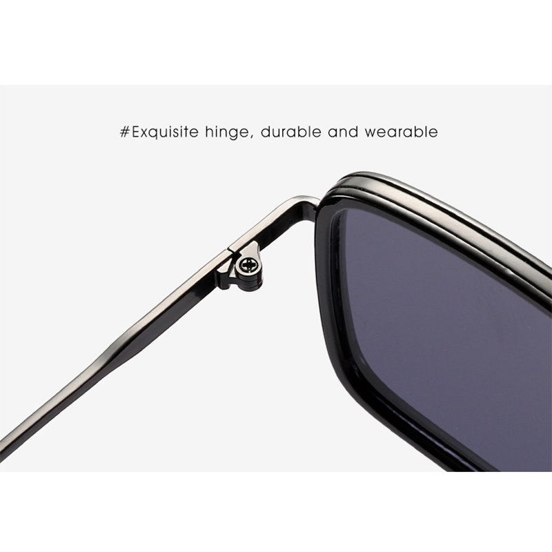 Kính Mát RZ1252 Gọng Vuông Chống Tia UV400 Thời Trang Cho Nam Và Nữ