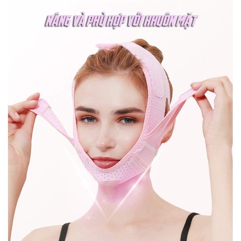 [Kèm Quà Tặng] Đai Điều Chỉnh Nâng Cơ Thon Gọn Mặt V-line Mask Cao Cấp