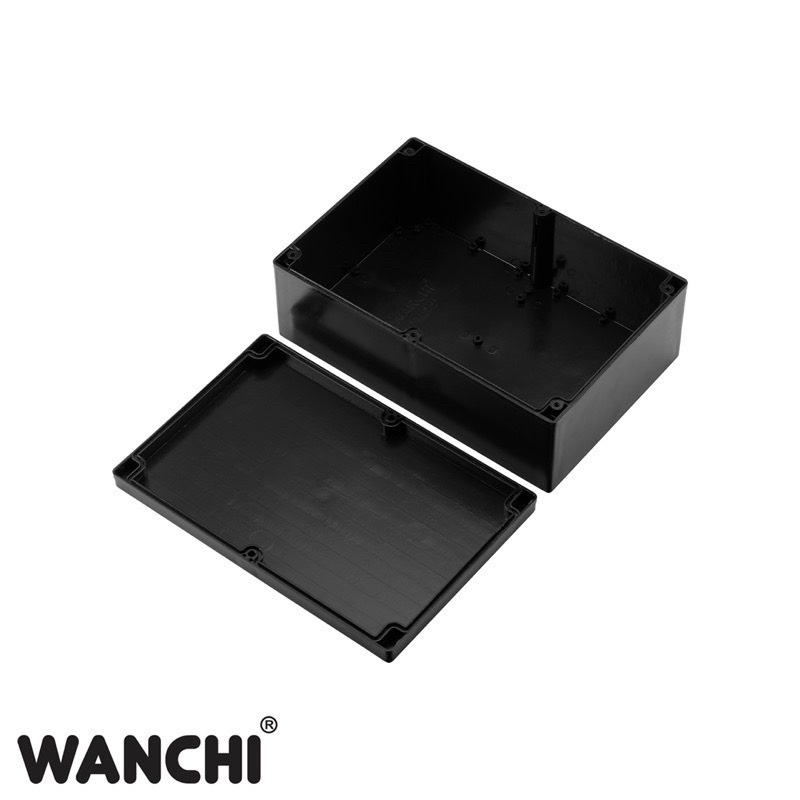 Hộp 265x185x95mm tặng kèm ốc vít và ron cao su chống nước. Hộp nhựa đựng mạch điện tử