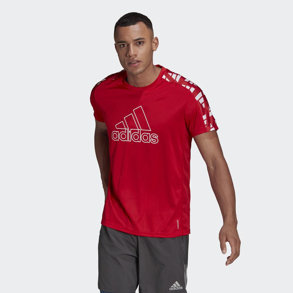 [Mã WABRADI13 - 150K - ĐH từ 1Tr]adidas RUNNING Own The Run Celebration Tee Nam Màu đỏ GK5953