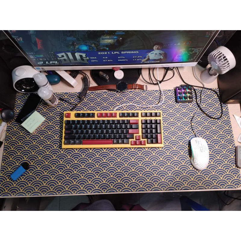 [Mã ELTECHZONE giảm 6% đơn 500K] Kit bàn phím cơ LX980 hotswap RGB