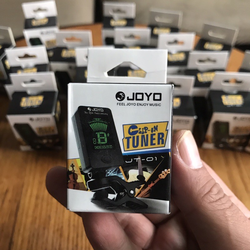 Máy tuner lên dây đàn JT-01 cho guitar, ukulele, violon và các nhạc cụ khác (rẻ vô địch)