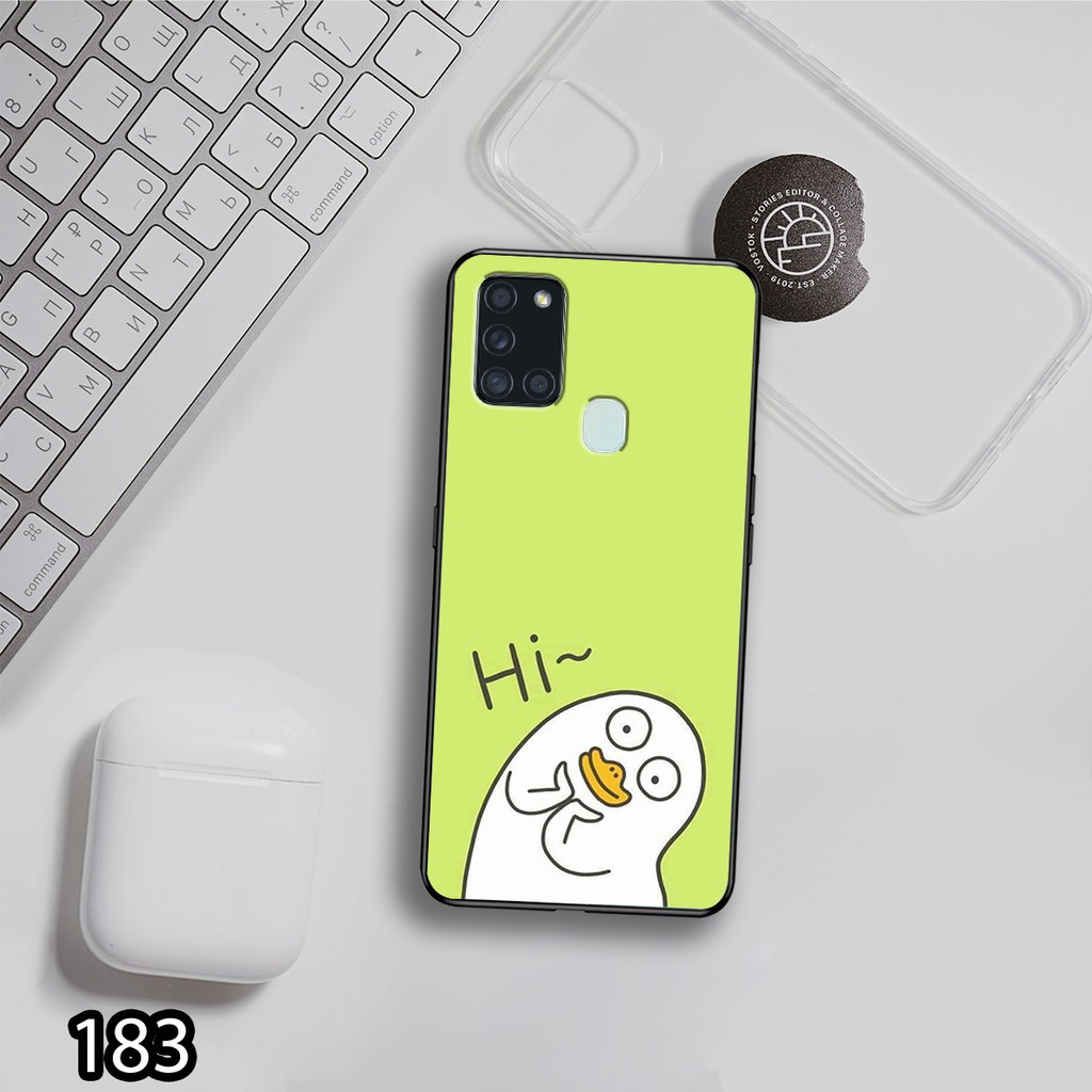 Ốp lưng Samsung A11/A21/A21S  in hình Logo chú Vịt tinh  nghịch siêu đẹp, độc, lạ_KINGSTORE.HN_Ốp SS A11/A21/A21S