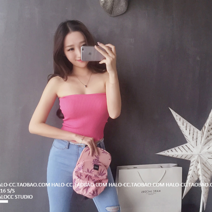 Áo Ống Dệt Kim Co Giãn Gợi Cảm Cho Nữ | BigBuy360 - bigbuy360.vn