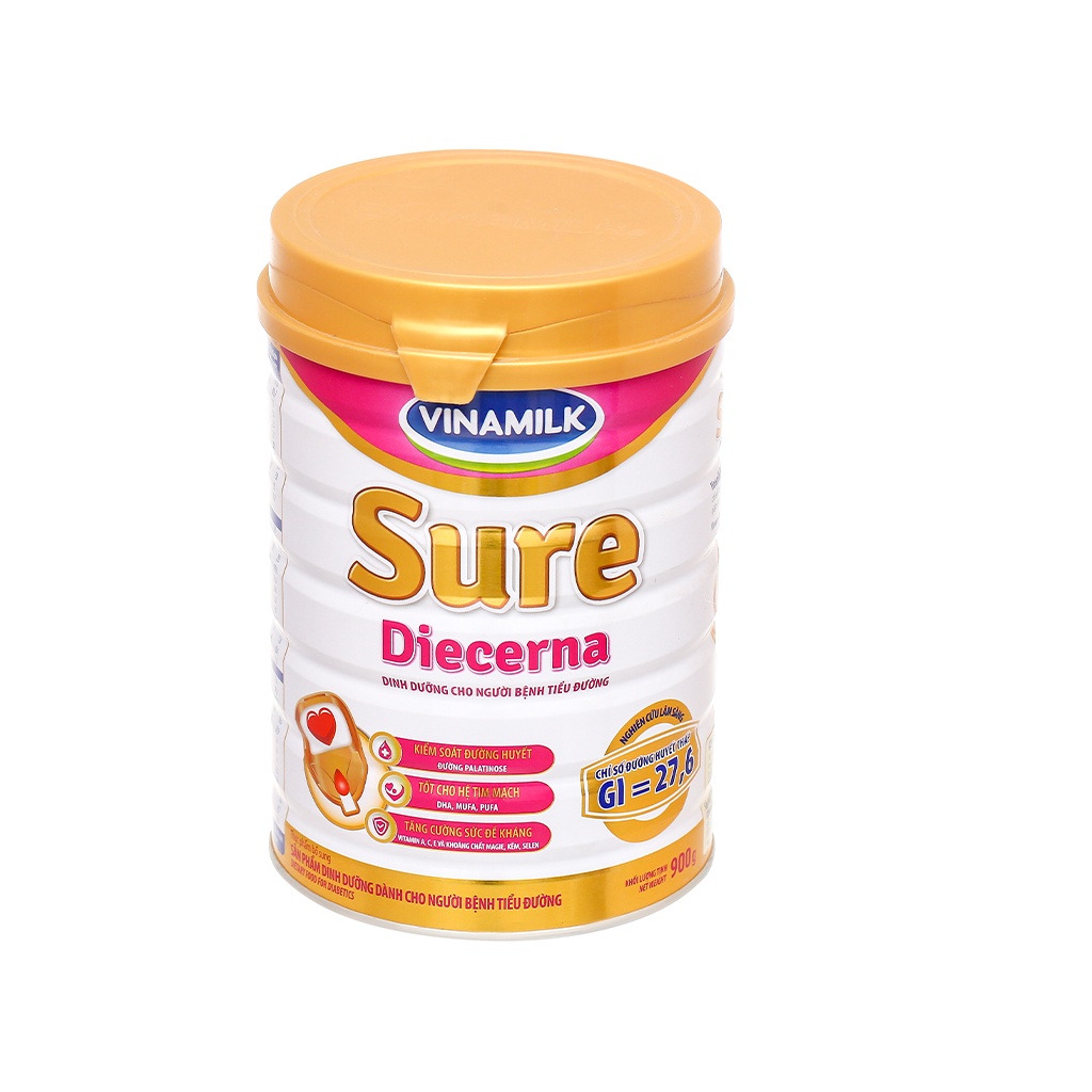 Sữa Bột Vinamilk Sure Diecerna (sản phẩm dinh dưỡng dành cho người bệnh tiểu đường)