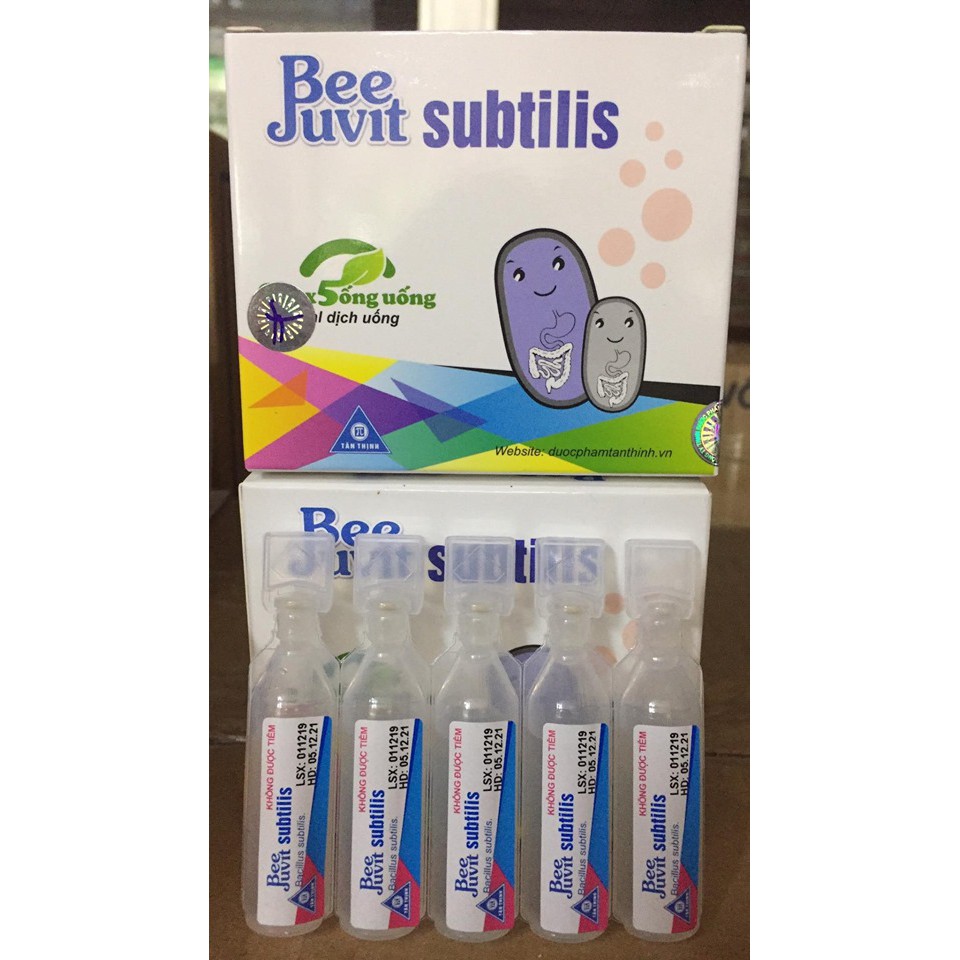 Men vi sinh ống Beejuvit Subtilis- Giúp hỗ trợ điều trị rối loạn tiêu hóa