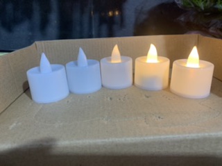 Nến điện tử Tealight (size 3.5x4cm)
