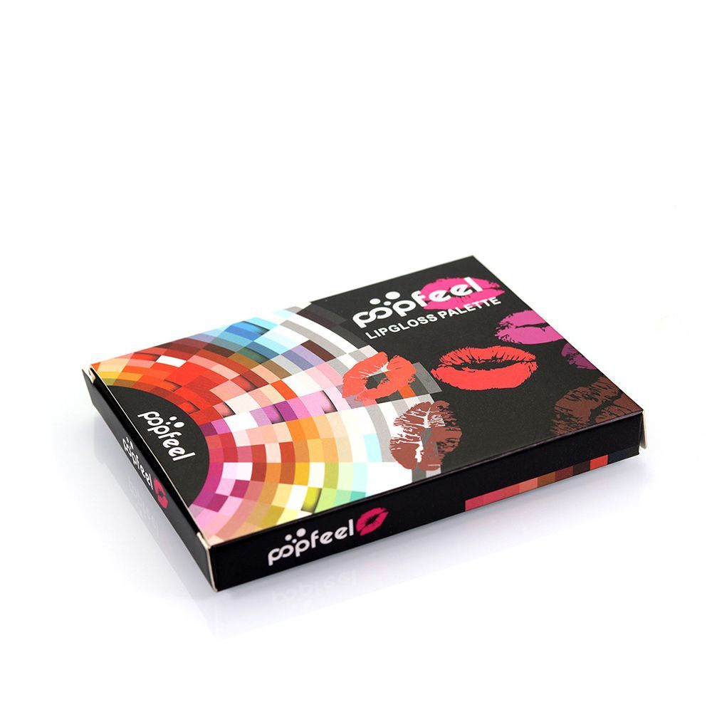 [Hàng mới về] Bảng son môi 15 màu lì / đen / nâu lâu trôi trang điểm gợi cảm cho nữ