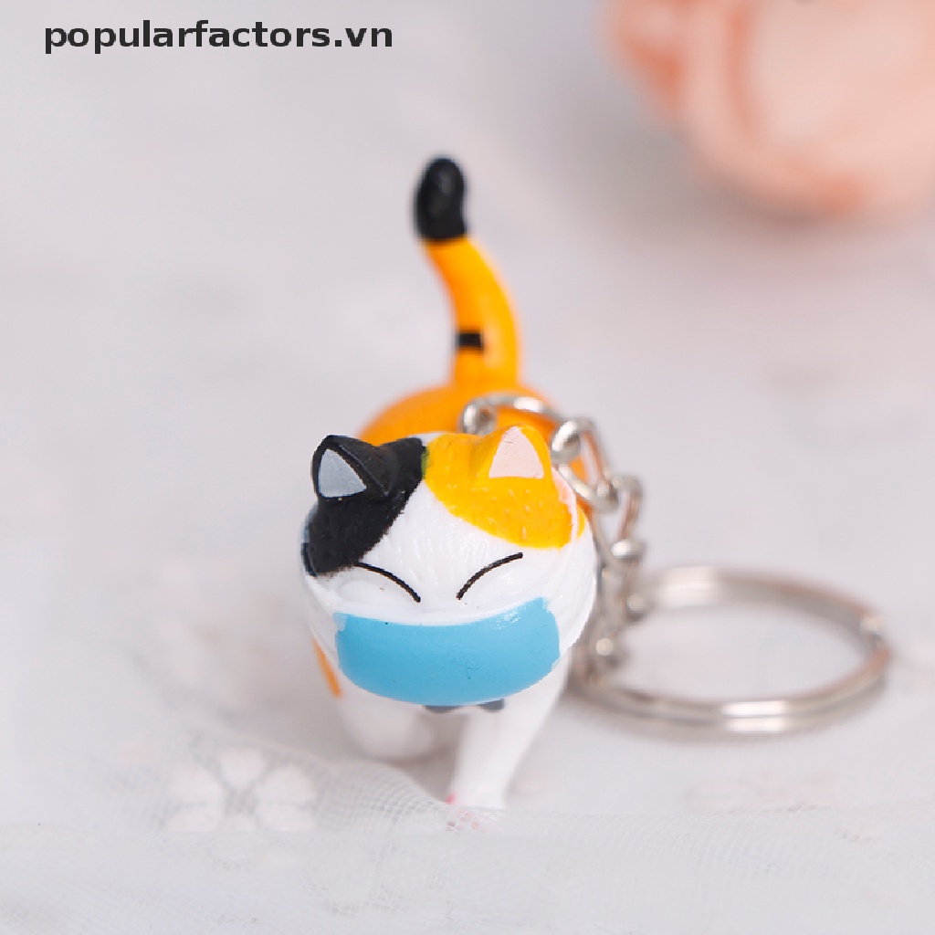 Móc Khóa Trang Trí Túi Xách Hình Mèo Dễ Thương