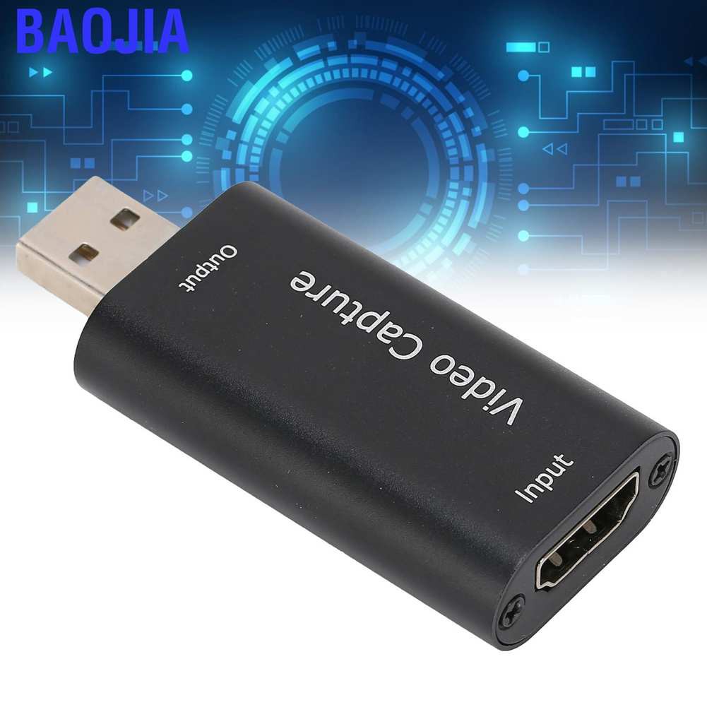 Thẻ Ghi Video Đa Phương Tiện Giao Diện Usb 2.0 Baojia Cho Obs Vlc Amcap