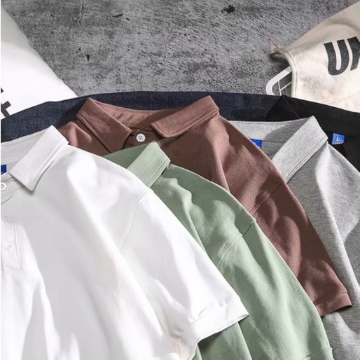 áo thun polo nam tay ngắn màu sắc đơn giản fashion áo thun nam có cổ simple áo thun nam đẹp hàn quốc áo phông nam có cổ