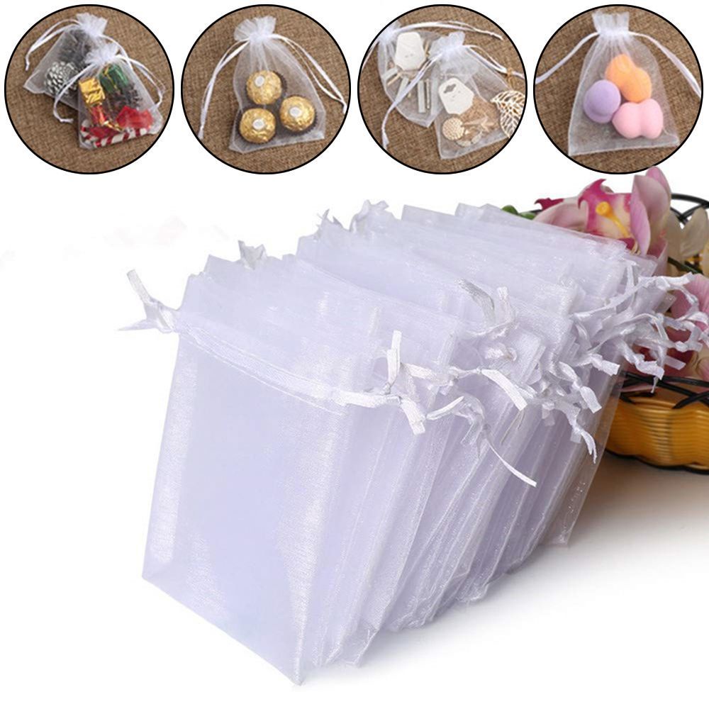 Set 50 Túi Lưới Dây Rút Đựng Quà / Trang Sức Tiện Dụng