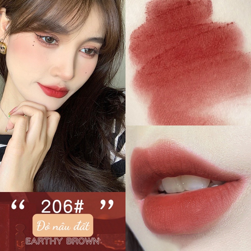 🎁Son tint lì Wodwod  hồng lì mẫu mới bảng son đa dạng chất son lì nhiều dưỡng mềm môi dễ lên màu chuẩn y hình