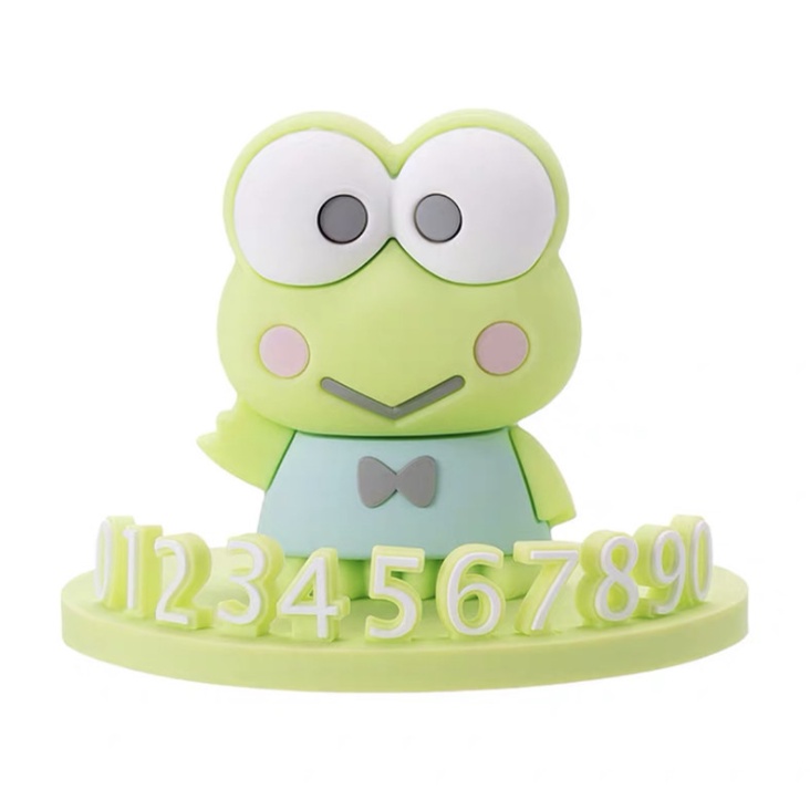 Bảng ghi số điện thoại đỗ xe tạm thời XIAODUOJIAJU hình Hello Kitty xinh xắn