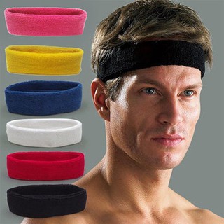 Băng đô thấm mồ hôi đeo trán tiện lợi tập thể thao Unisex