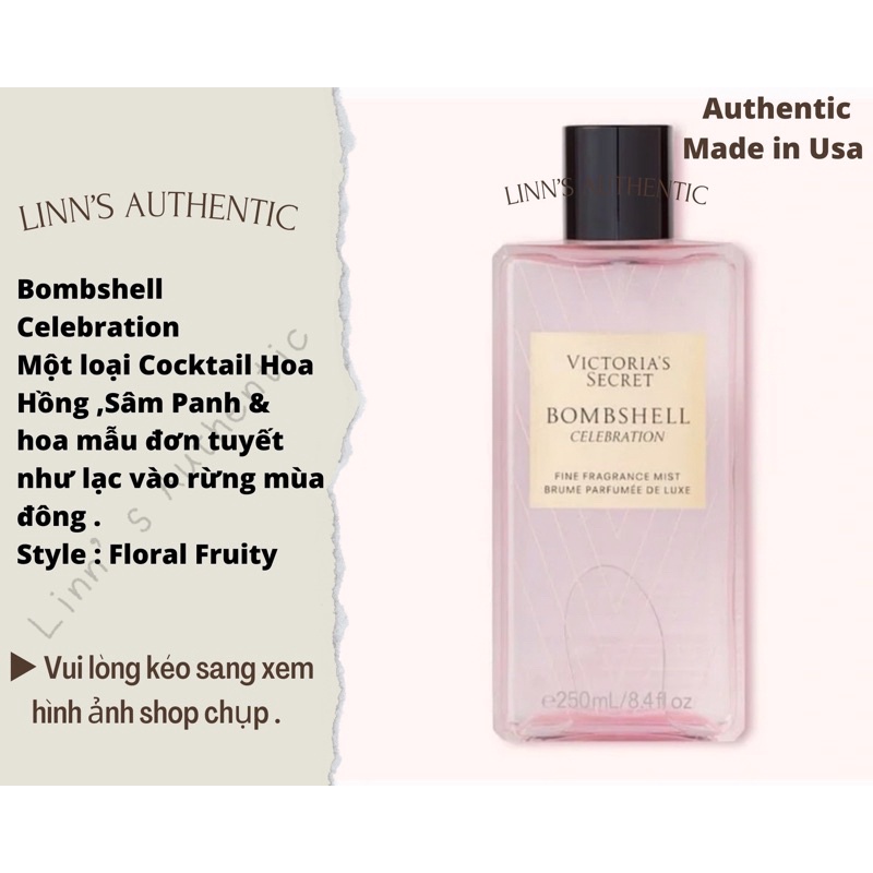 BOMBSHELL CELEBRATION - Xịt Thơm Body Mist Victoria’s Secret