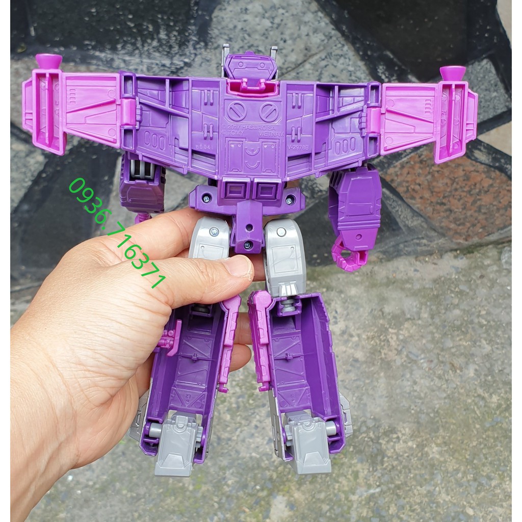 Robot biến hình Transformers Hasbro - Cyber Battalion SHOCKWAVE màu tím