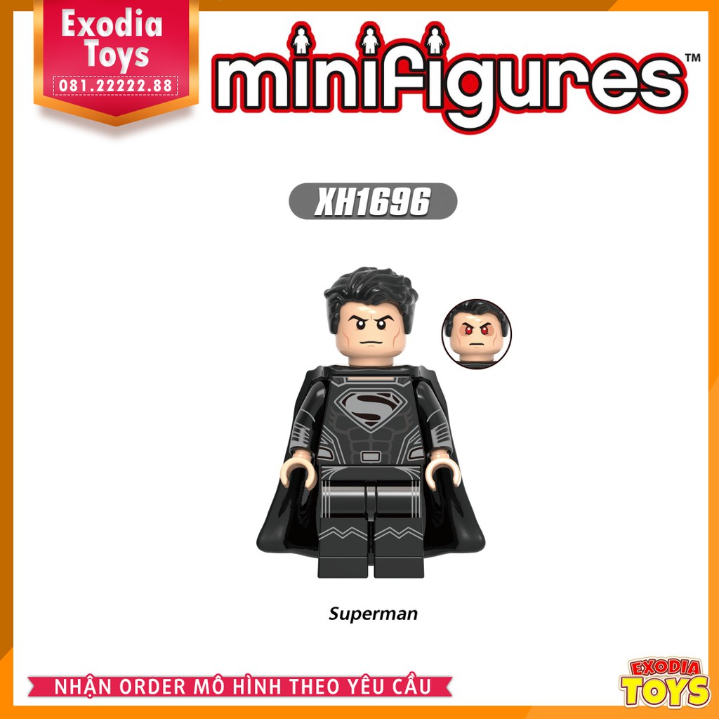 Xếp hình Minifigure siêu anh hùng Liên Minh Công Lý : Justice League Snyder Cut - Đồ Chơi Lắp Ghép Sáng Tạo - X0312