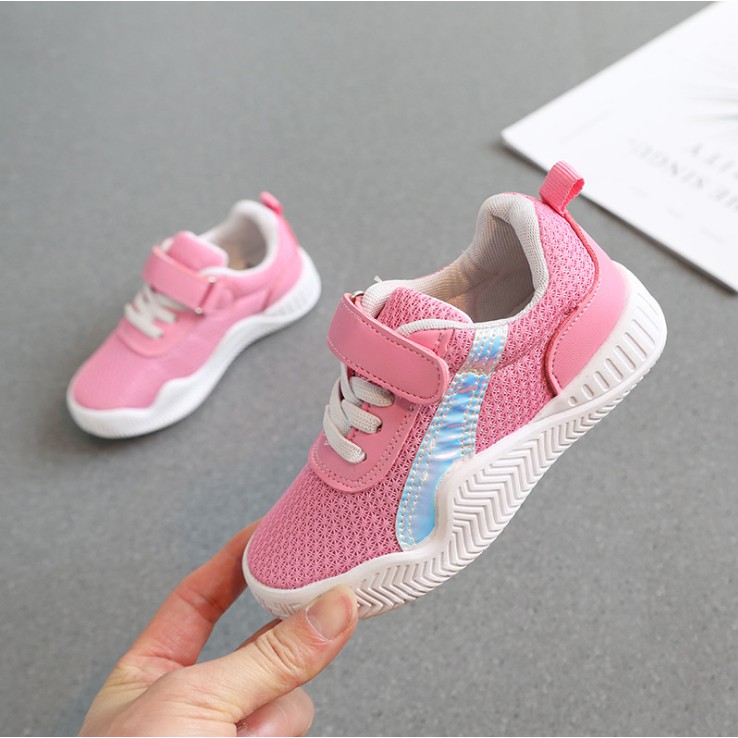 Giày Thể Thao Sneaker Hồng Bé Gái T98