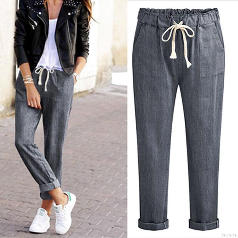 Quần Cotton dáng Bút Chì Thời Trang