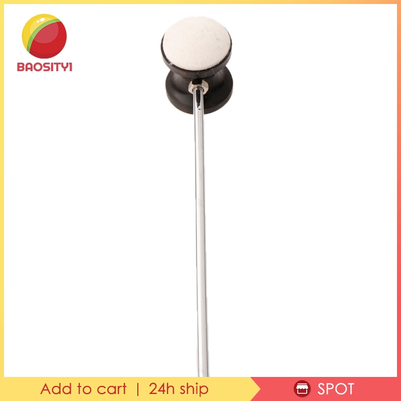 Durable Bass Kick Drum Pedal Beater Hammer Felt Head with Metal Shaft
